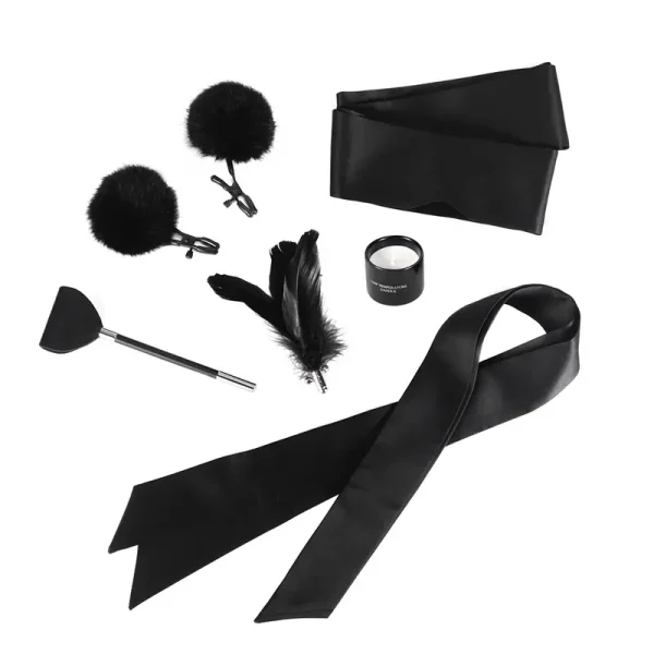 BDSM，BDSM Toys，BDSM Sex Toys，QS-006 Satin 6-piece bondage kit (6)