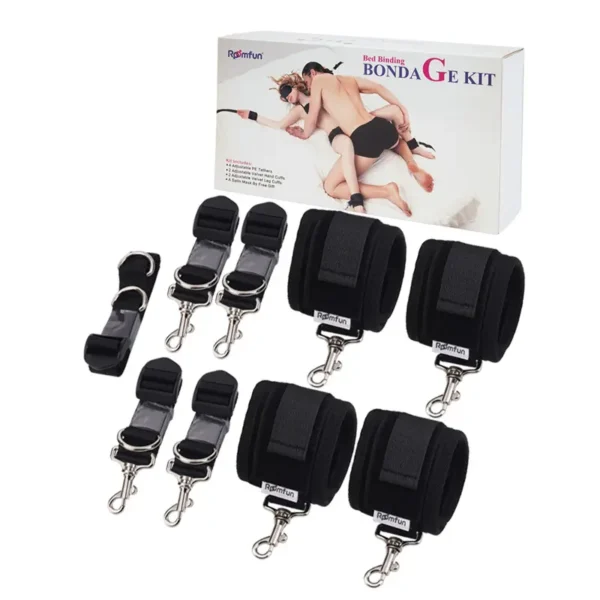 BDSM Factory，OEM ODM Adult Toys Supplier，PB-003 Bed bondage kit (1)