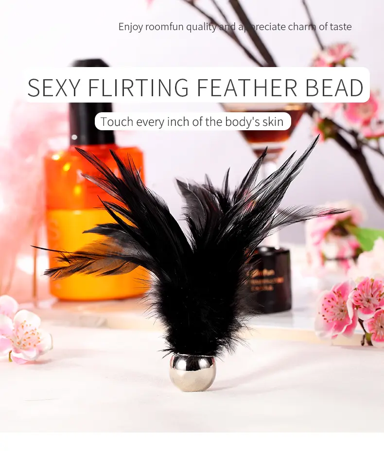 BDSM，BDSM Toys，BDSM Sex Toys，QS-013 Feather beads describe (1)