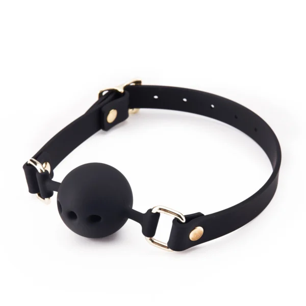 Ball Gag，Bondage Gag，BDSM Ball Gag，ZW-091A Full silicone three-hole ball (5)