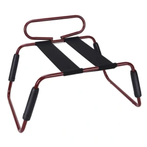 Bondage Chair，BDSM Chair，Wine red sex chair (1)