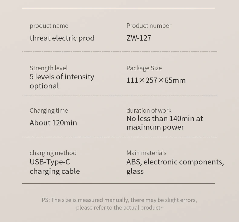 Sex Electric Shock，ZW-127 Electric shock rod describe (14)