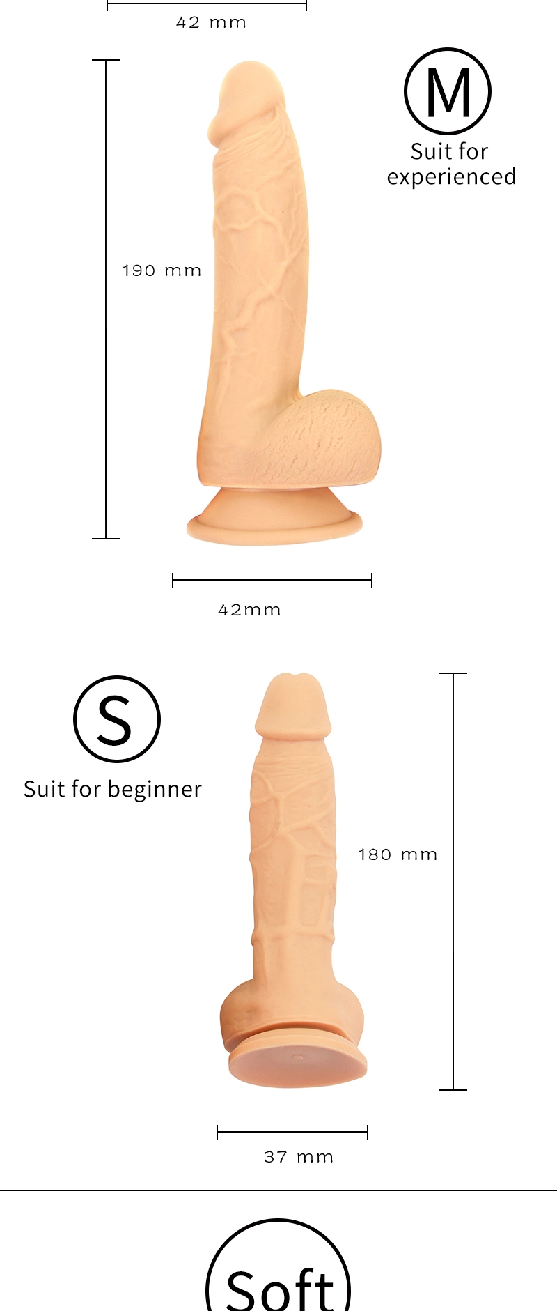 Sex Toys For Women，GJ-001 Simulated suction cup dildo describe (8)