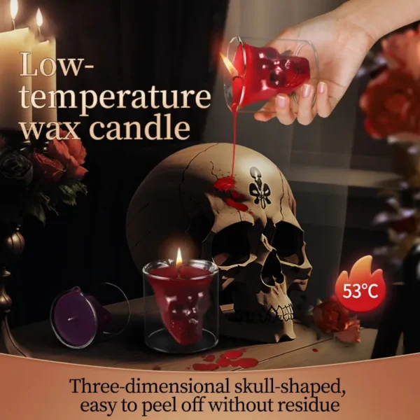 Sm Candle，Sex Candle，QS-045 Skull candle (1)